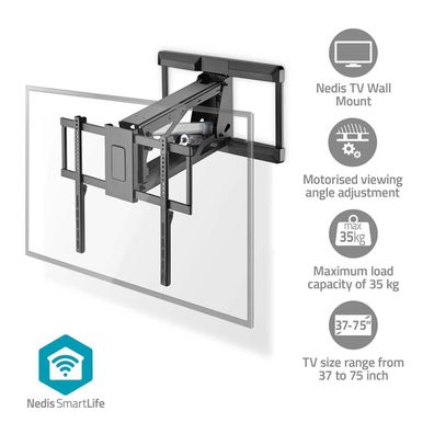 Motorisierte TV-Wandhalterung Nedis fér 32"-75" Fernseher