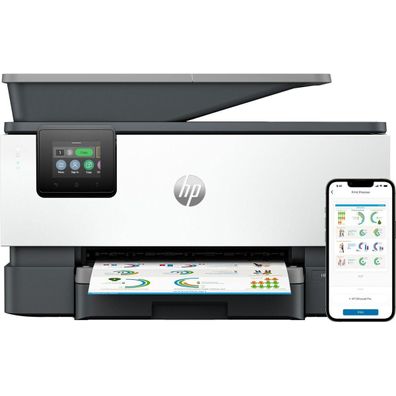 Multifunktionsdrucker HP OfficeJet Pro 9120b Grau