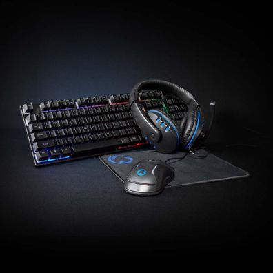 Gaming Combo Kit Nedis Tastatur und Maus USB QWERTY