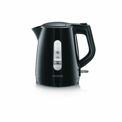 Wasserkocher Severin 1 Liter, 2200 Watt, kabellos, schwarz