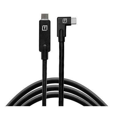 USB-C Kabel Tether Tools TetherPro, 4,6 m, schwarz, gewinkelt