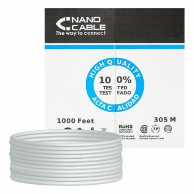 Netzwerkkabel Nanocable Cat5e 305m flexibel grau