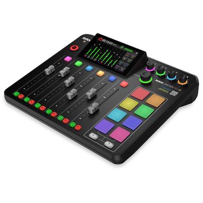 Studio de production audio RßDE Caster Pro II mit Touchscreen