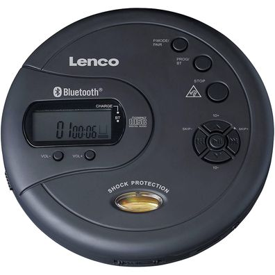 CD-Player Lenco Tragbarer CD-300 mit Bluetooth