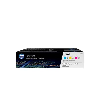 Toner Multipack HP CF341A (126A) Cyan Magenta Gelb