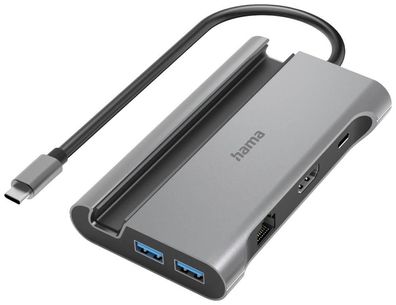 USB-C-Hub Hama Multiport 7 Anschlésse Aluminium