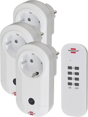 Smart Plug Brennenstuhl 3-fach Fernbedienung 1000 W