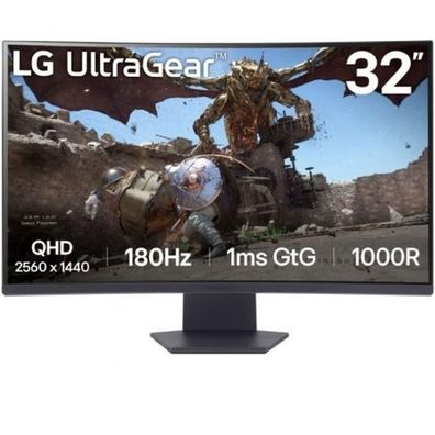 Gaming-Monitor LG 32GS60QC-B 31,5 Zoll QHD 180 Hz