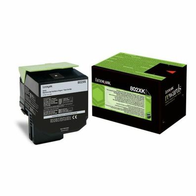 Toner Lexmark 802XK Schwarz 8000 Seiten