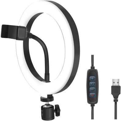 Ringlicht LogiLink 20 cm Durchmesser fér Smartphones