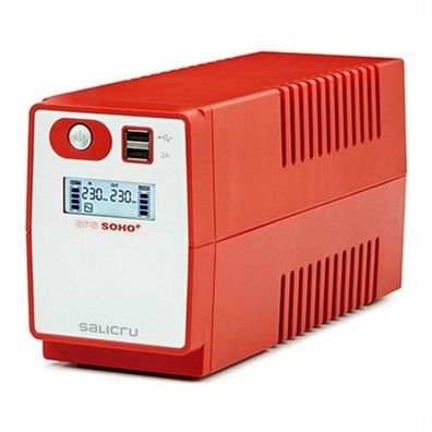 USV Salicru SPS 650 SOHO+ 650 VA, 360 W, rot/weiß