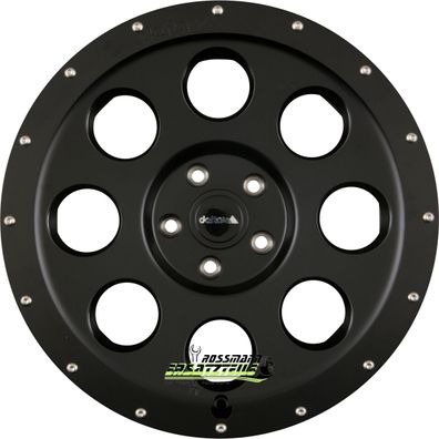 4x Delta 4X4 Beadlock black 9x18 ET20 - LK5/139.7 ML108.1 Felgen Alufelgen
