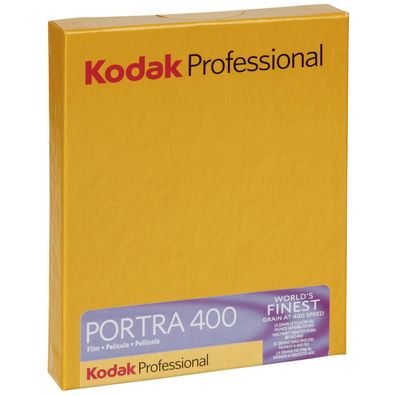 Filmnegativfarbe Film Kodak Professional PORTRA 400 ISO 400 10 Blatt