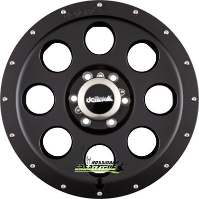 4x Delta 4X4 Beadlock black 9x18 ET20 - LK6/139.7 ML106.2 Felgen Alufelgen