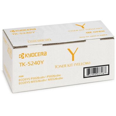 Toner Kyocera TK-5240Y Gelb, Kapazität 3000 Seiten