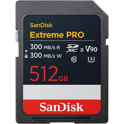 Speicherkarte SanDisk Extreme Pro 512 GB SDXC UHS-II
