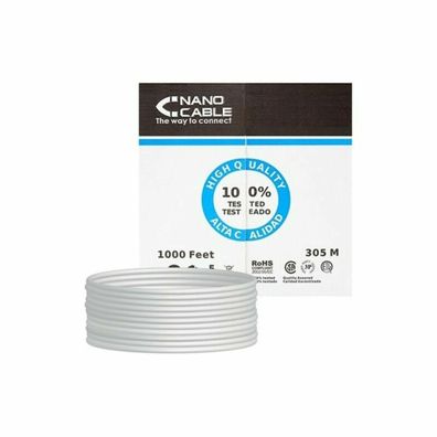 Netzwerkkabel nano-cable UTP Kategorie 5e, 305 m, grau