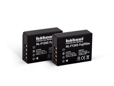 Batterie Hahnel fér Kamera NP-W126, 7,2 V, 1130 mAh