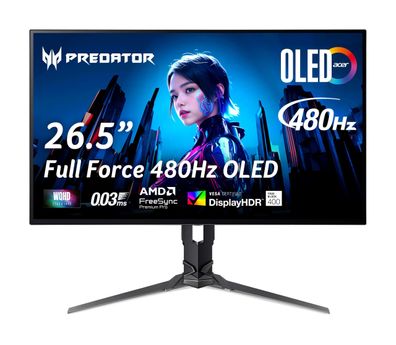 Gaming-Monitor Acer Predator X27UF3 OLED 27" QHD 480 Hz