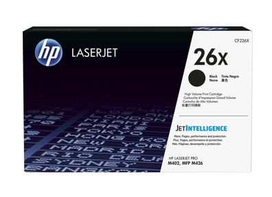 Toner HP CF226X (26X) Schwarz - Hohe Kapazität