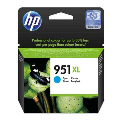 Original HP 951XL Cyan Tintenpatrone - hohe Kapazität