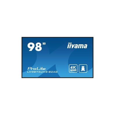 Digital Signage Monitor iiyama 98" 4K UHD ProLite LH9875UHS-B2AG