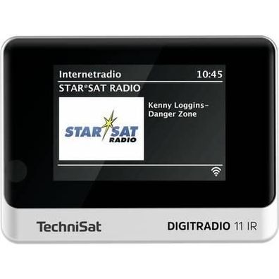 DAB+ Radio TechniSat Digitradio 11 IR Tragbar Digital Schwarz - Silber