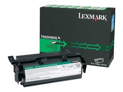 Toner Lexmark Schwarz 25000 Seiten fér T65 (T650H80G)