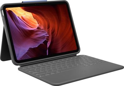 Tastatur und Foliohélle Logitech Rugged Folio fér Apple iPad