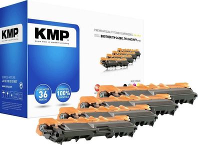 Kompatibler KMP Toner Multipack B-T58V Schwarz Cyan Magenta Gelb