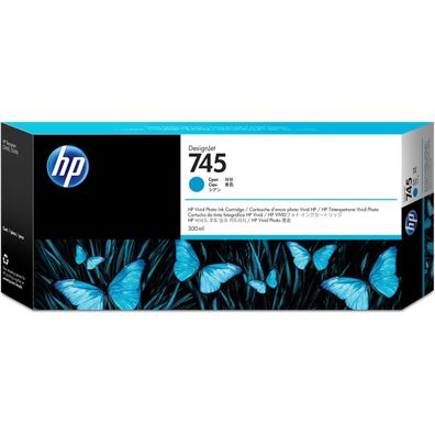 Tintenpatrone HP Cyan 745 Original