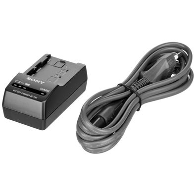 Ladegerät Sony BC TRV fér Kamerabatterien, kompakt und tragbar