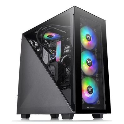 PC-Gehäuse Thermaltake Divider 300 TG Midi Tower schwarz