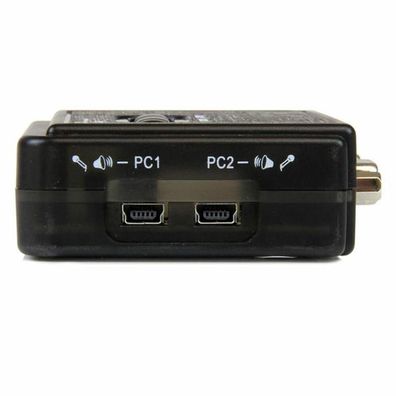 KVM-Switch StarTech 2-Port USB mit Audio und Kabeln