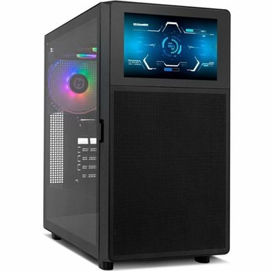 BoÃ®tier ATX Nox Midi-Tower mit LCD-Display