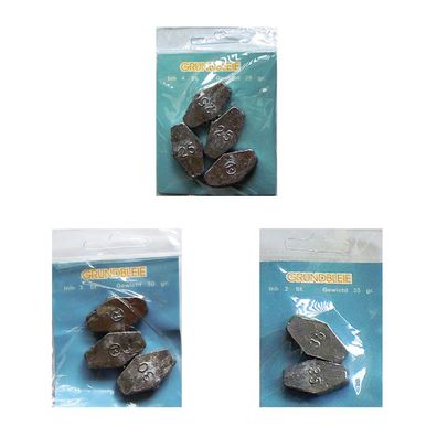 9 Hexagon Grundbleie Sarg Blei Set 25 - 35 g
