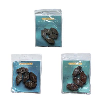 14 Hexagon Grundbleie Sarg Blei Set 10 - 20 g