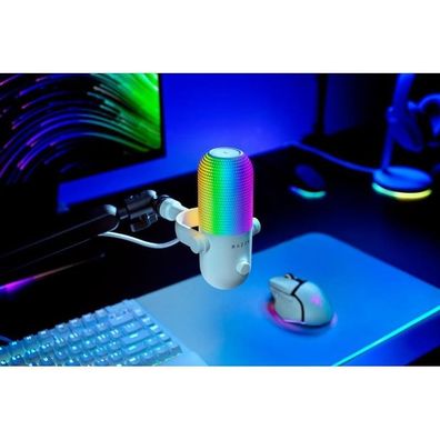USB Mikrofon Razer Seiren V3 Chroma Weiß