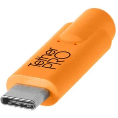 USB-C-auf-Micro-B Kabel TetherTools TetherBoost Pro 9,40 m Orange
