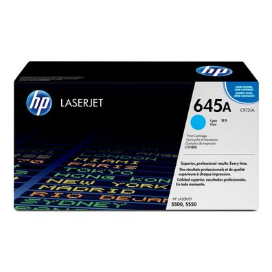 Toner HP Cyan C9731A (645A) - Kapazität 12.000 Seiten