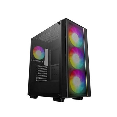 PC-Gehäuse DeepCool Matrexx 55 MESH V4 C Midi Tower Schwarz