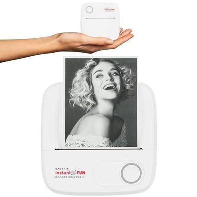 Taschen-Drucker Easypix InstantFUN P1 schwarz-weiß