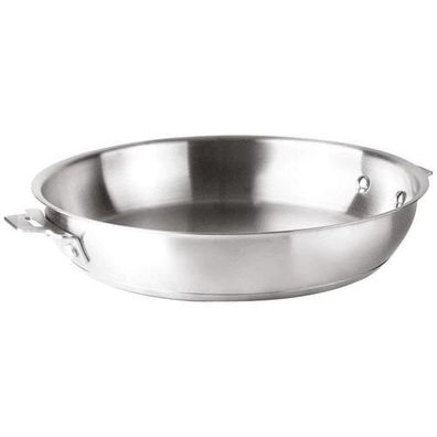 Kéchenutensilien Lacor Edelstahlpfanne 24 cm Click & Lock