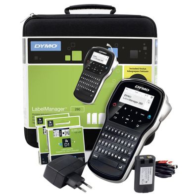 Beschriftungsgerät Dymo LabelManager 280 Kit schwarz