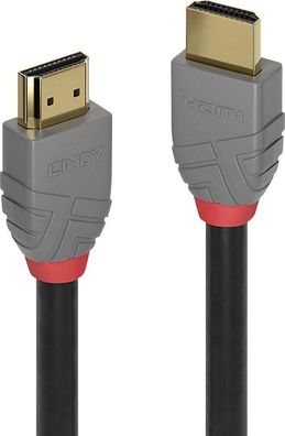 HDMI Kabel Lindy 7,5 m, 4K, Ethernet, schwarz