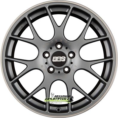 4x BBS CH-R titan matt 12x19 ET45 - LK5/130 ML71.6 Felge Alu