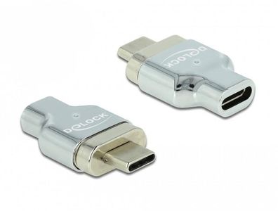 Adapter DeLOCK Thunderbolt 3 / USB-C, Silber