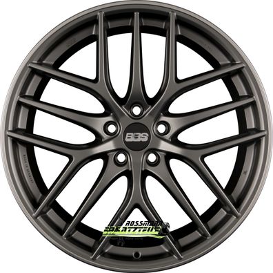 4x BBS CC-R platinum matt 9x20 ET25 - LK5/112 ML82 Felge Alu