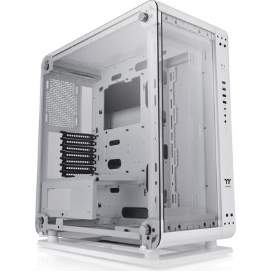 PC-Gehäuse Thermaltake Core P6 TG Snow - Midi-Tower, weiß, RGB