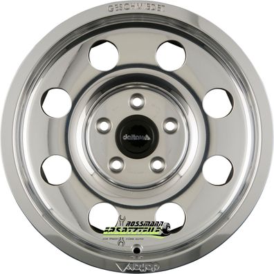 4x Delta 4X4 Legacy Forged polished 8x16 ET0 - LK5/130 ML84.1 Felge Alu
